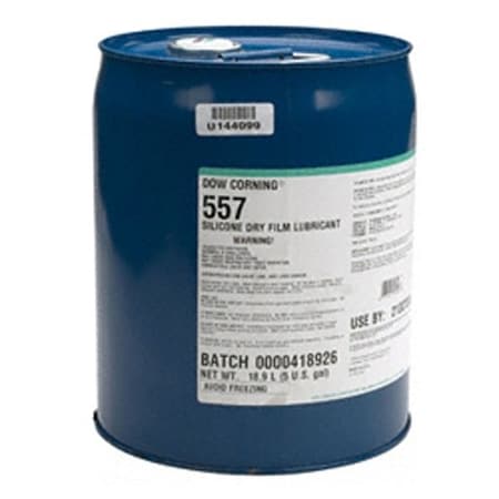 Molykote Silicone Film Dry Lubricant, Pail, Liquid MOLYKOTE 557 5GAL PAIL